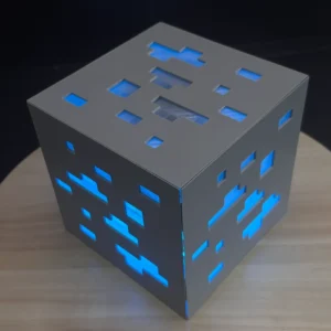 Lampka w kształcie kostki Minecrafta 5