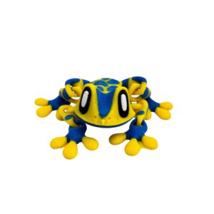 Chwytnica Żółto_Niebieska w plamki 3