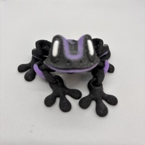 Chwytnica czarno fioletowa w paski 1